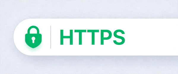 브라우저 주소창의 자물쇠 보안 아이콘과 HTTPS 표시를 보여주는 이미지